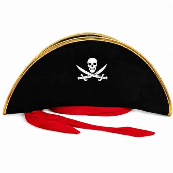 Sombrero de pirata curvo