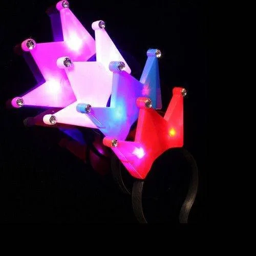 Diadema corona luminosa LED